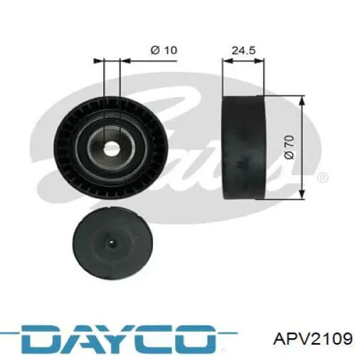 Паразитный ролик APV2109 Dayco