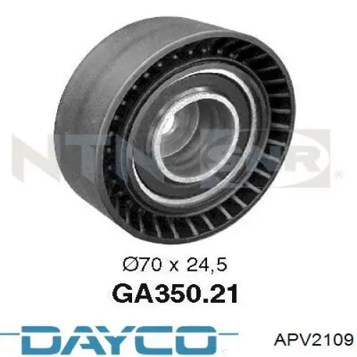 Паразитный ролик приводного ремня Dayco APV2109 цена, от 12.67 USD