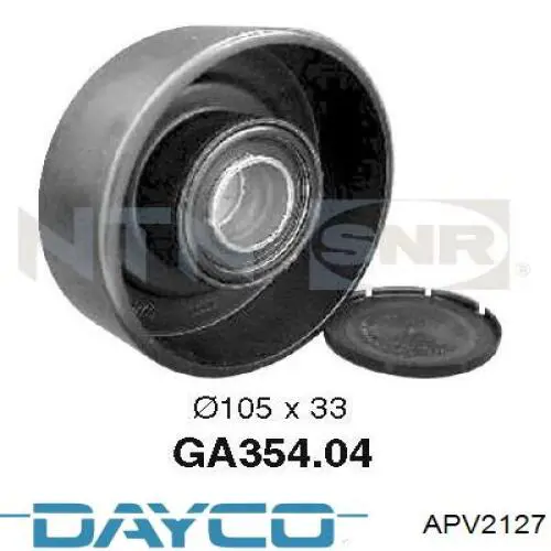 Паразитный ролик APV2127 Dayco