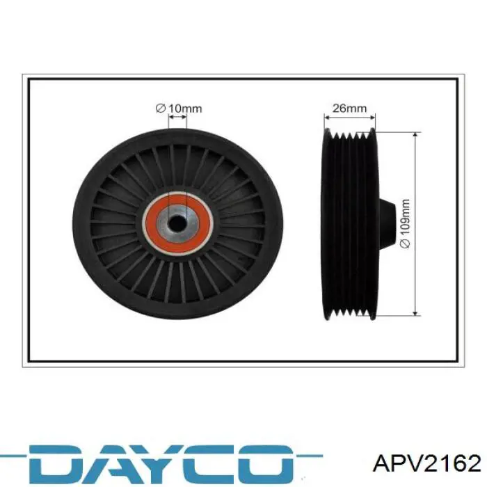 Паразитный ролик APV2162 Dayco