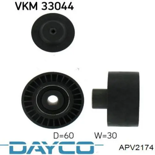 Купить APV2174 Dayco Паразитный ролик