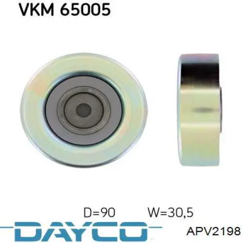 Паразитный ролик приводного ремня Dayco APV2198 цена, от 24.18 USD
