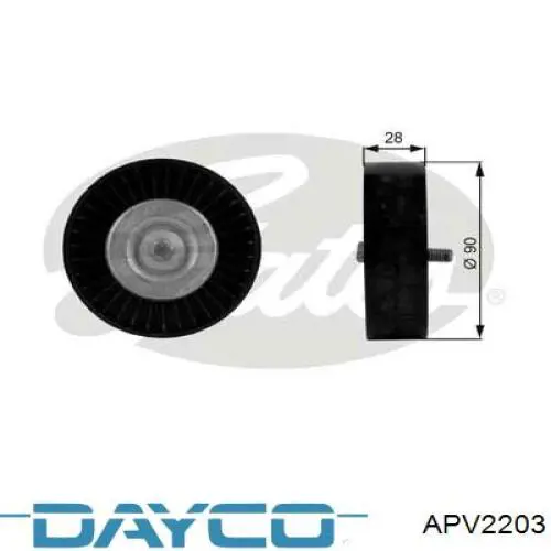 APV2203 Dayco паразитный ролик