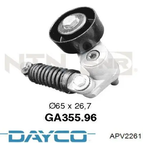 Роликовий модуль натяжителя ремня Dayco APV2261 цена, от 44.05 USD