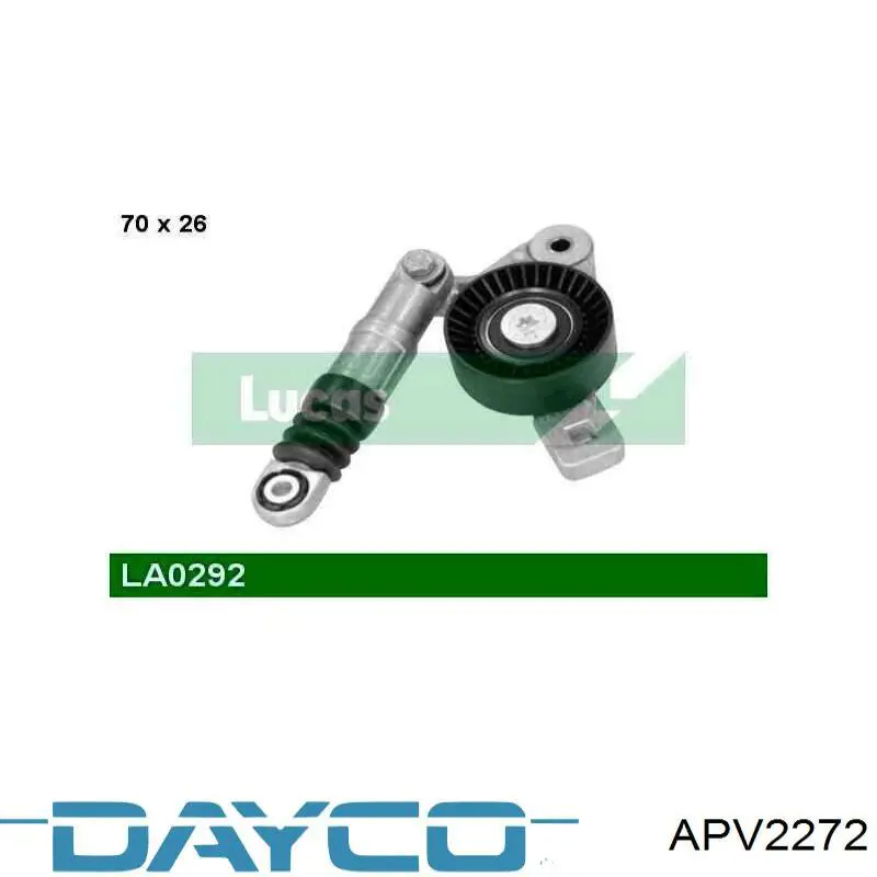 Роликовий модуль натяжителя ремня Dayco APV2272 цена, от 46.49 USD