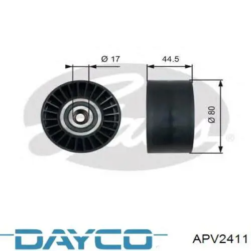 Натяжной ролик Dayco APV2411 цена, от 6.35 USD