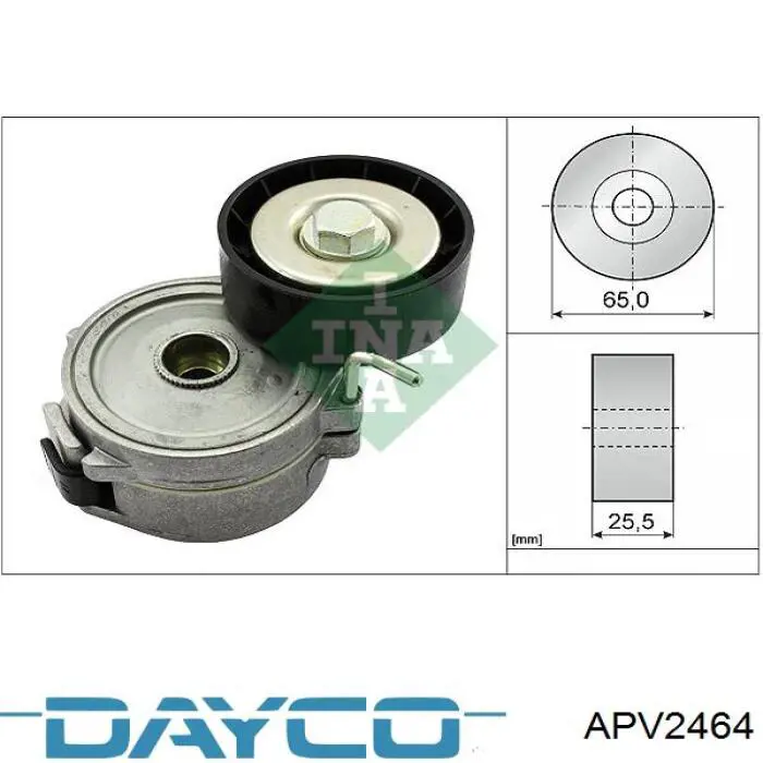 Купить APV2464 Dayco Натяжитель приводного ремня