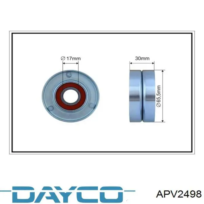 Купить APV2498 Dayco Натяжитель приводного ремня