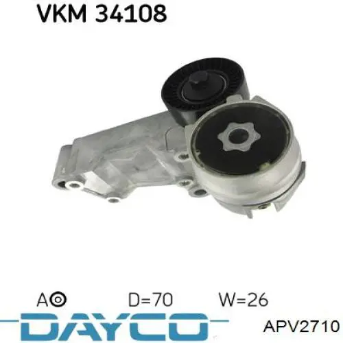 Купить APV2710 Dayco Натяжитель приводного ремня