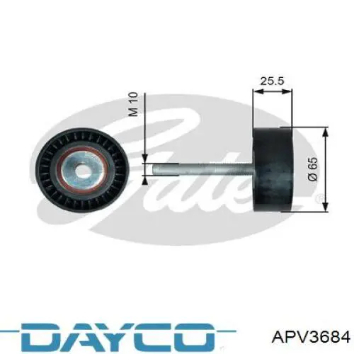 Купить APV3684 Dayco Паразитный ролик