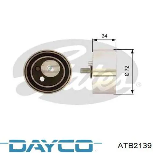 Купить ATB2139 Dayco Ролик натяжителя газораспределительного ремня