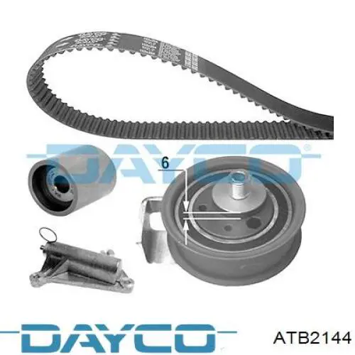 Tensor, correa dentada ATB2144 Dayco