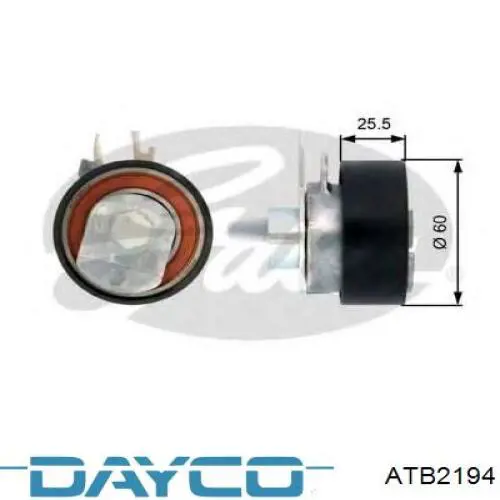 Ролик натяжителя ремня газораспределения Dayco ATB2194 цена, от 27.62 USD