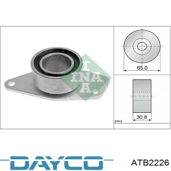 Обводной ролик ремня ГРМ Dayco ATB2226 цена, от 38.22 USD