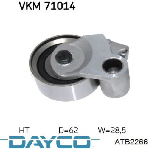 Купить ATB2266 Dayco Ролик натяжителя газораспределительного ремня