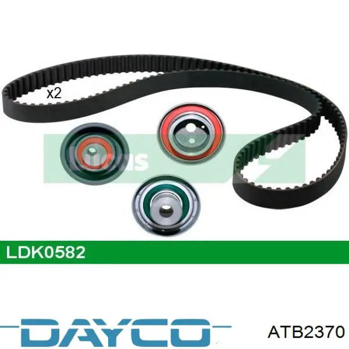 Ролик натяжителя ремня газораспределения Dayco ATB2370 цена, от 22.37 USD