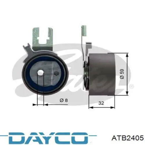 Ролик натяжителя ремня газораспределения Dayco ATB2405 цена, от 34.15 USD