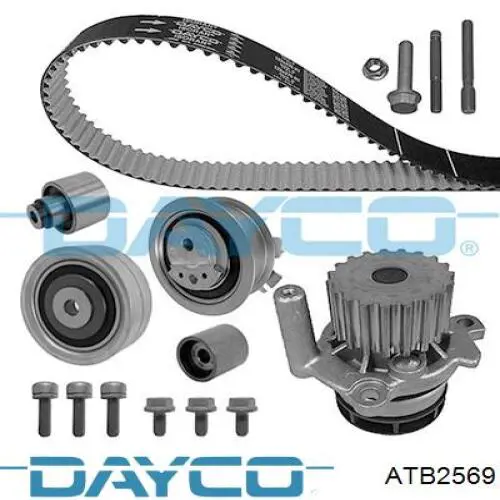 Ролик натяжителя ремня газораспределения Dayco ATB2569 цена, от 37.44 USD