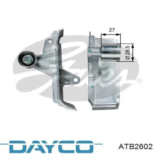 Обводной ролик ремня ГРМ Dayco ATB2602 цена, от 34.99 USD