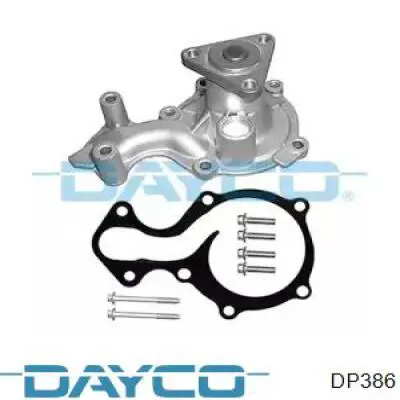 DP386 Dayco помпа водяная (насос охлаждения, в сборе с корпусом)