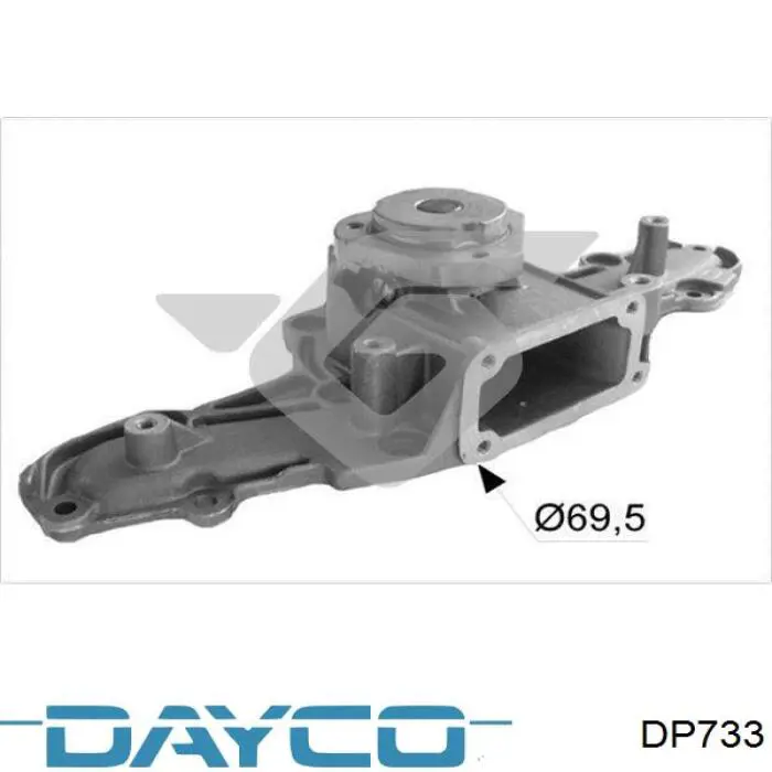 Помпа охлаждения Dayco DP733 цена, от 60.63 USD
