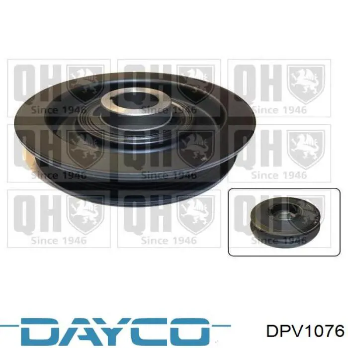 Шкив коленвала DPV1076 Dayco