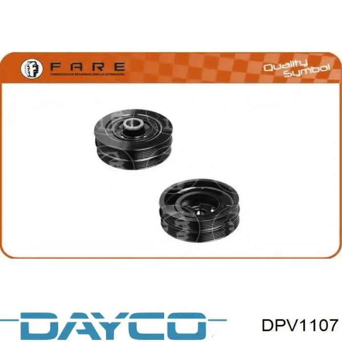 Шкив коленвала (демпфер) Dayco DPV1107 цена, от 68.65 USD