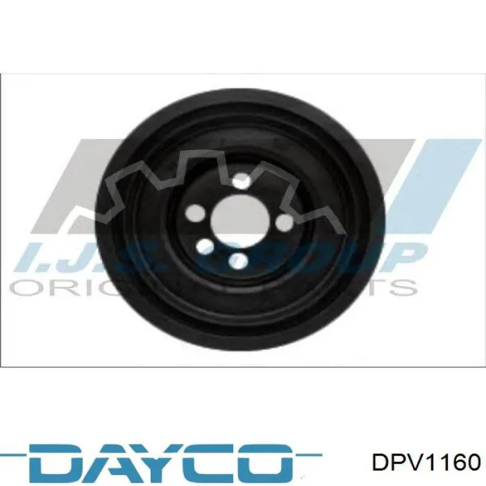 DPV1160 Dayco Шкив коленчатого вала