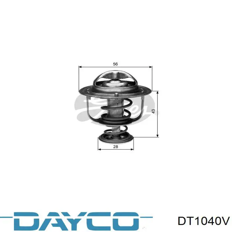 Купить DT1040V Dayco Автомобильный термостат
