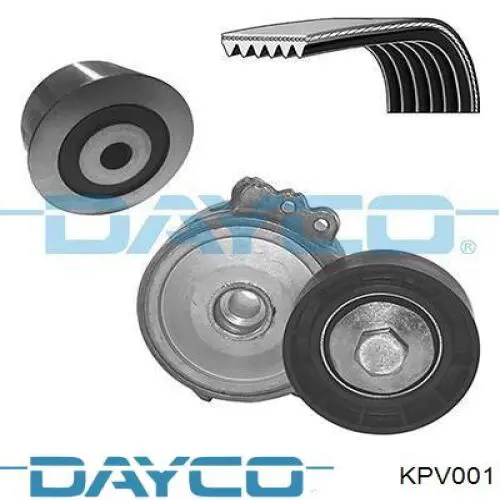 KPV001 Dayco Ремень приводной, комплект