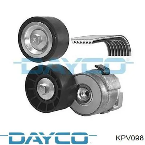KPV098 Dayco ремень агрегатов приводной, комплект