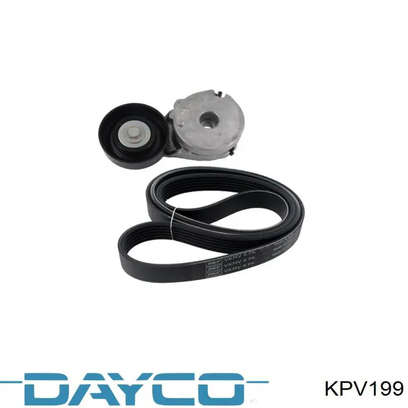 Ремень агрегатов приводной, комплект Dayco KPV199 цена, от 86.04 USD