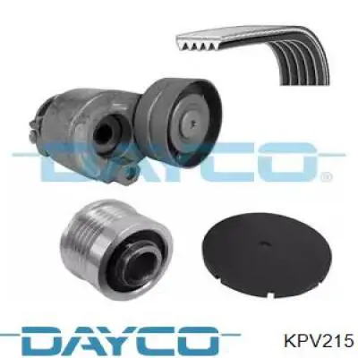 KPV215 Dayco ремень агрегатов приводной, комплект