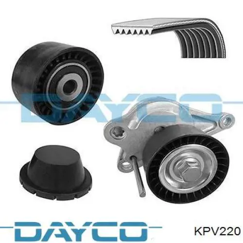 KPV220 Dayco correia dos conjuntos de transmissão, kit
