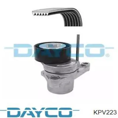 KPV223 Dayco ремень агрегатов приводной, комплект