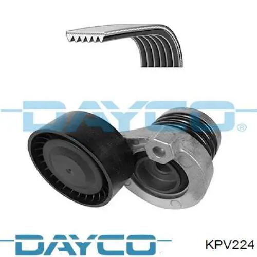 Ремень агрегатов приводной, комплект Dayco KPV224 цена, от 74.38 USD