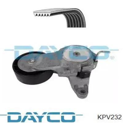 KPV232 Dayco ремень агрегатов приводной, комплект