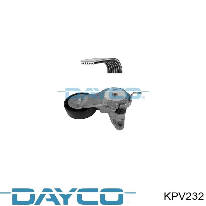 Ремень агрегатов приводной, комплект Dayco KPV232 цена, от 56.28 USD
