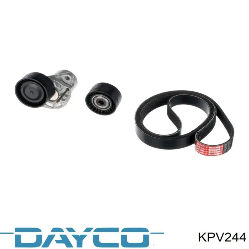 Купить KPV244 Dayco Ремень приводной