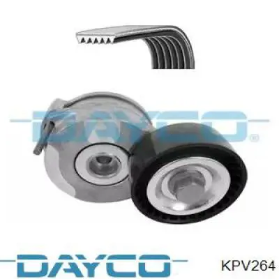 KPV264 Dayco ремень агрегатов приводной, комплект