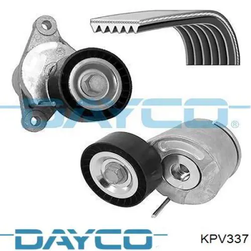 KPV337 Dayco ремень агрегатов приводной, комплект