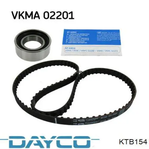 Комплект ГРМ KTB154 Dayco