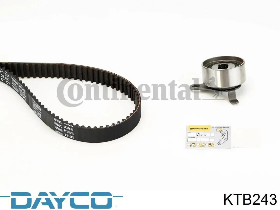 ГРМ ремни, комплект Dayco KTB243 цена, от 28.20 USD
