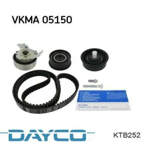 ГРМ ремни, комплект Dayco KTB252 цена, от 60.54 USD