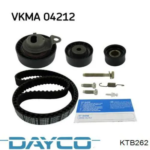 ГРМ ремни, комплект Dayco KTB262 цена, от 75.75 USD