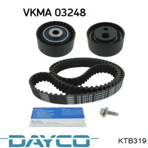 ГРМ ремни, комплект Dayco KTB319 цена, от 61.30 USD