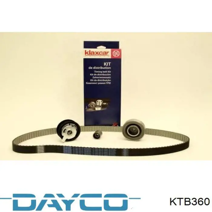 Ремень ГРМ, комплект Dayco KTB360
