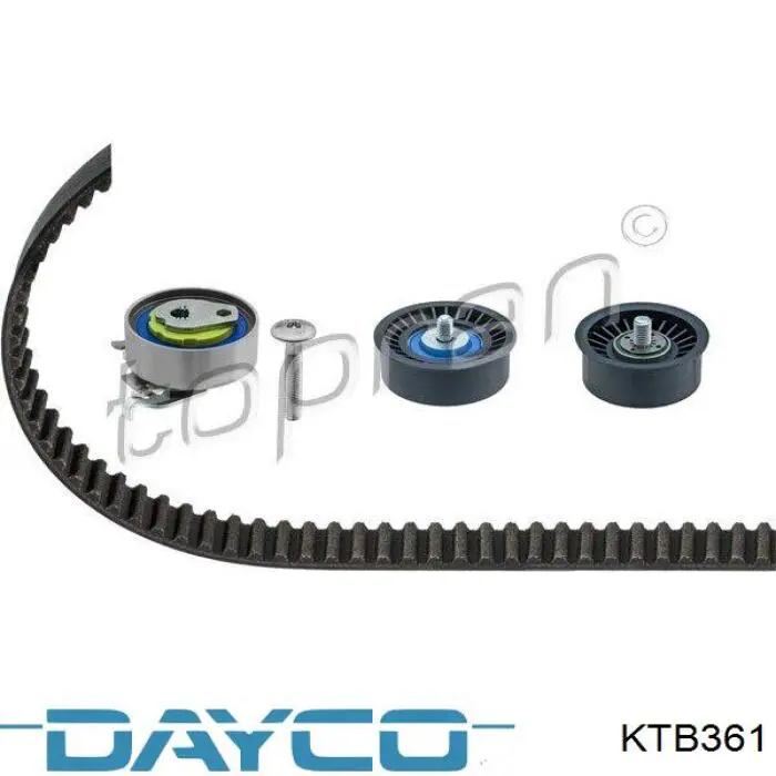 Ремень ГРМ, комплект Dayco KTB361