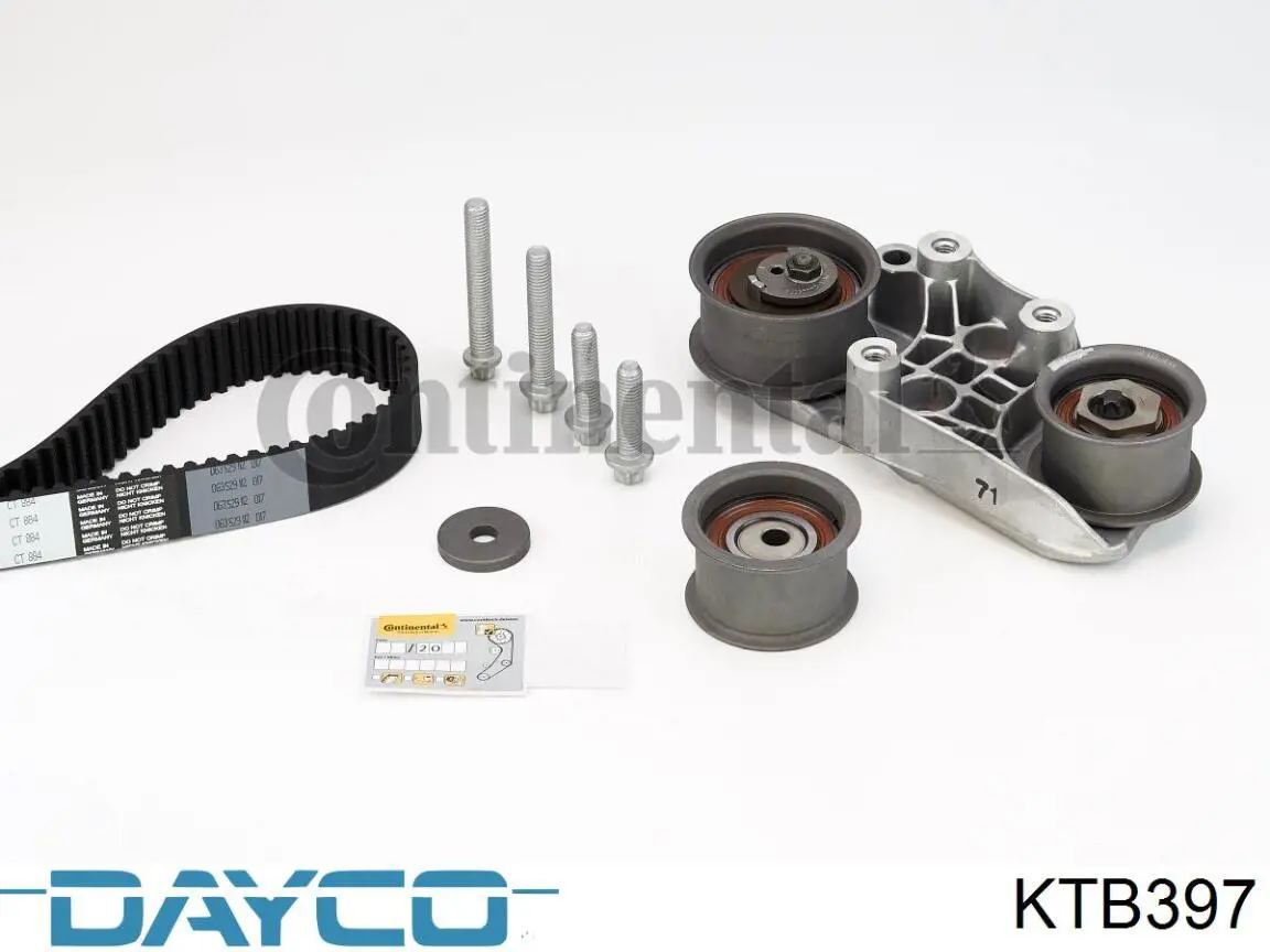 ГРМ ремни, комплект Dayco KTB397 цена, от 179.95 USD
