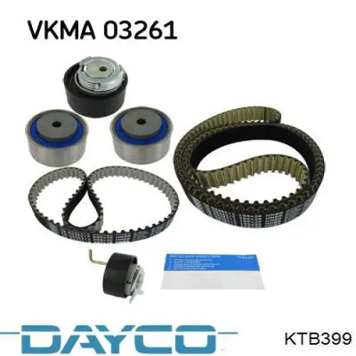ГРМ ремни, комплект Dayco KTB399 цена, от 127.30 USD